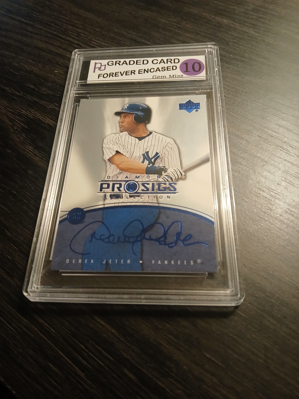 Derek Jeter Yankees Gem Mint 10 Sigs Prospects Autograph Facsimile Card